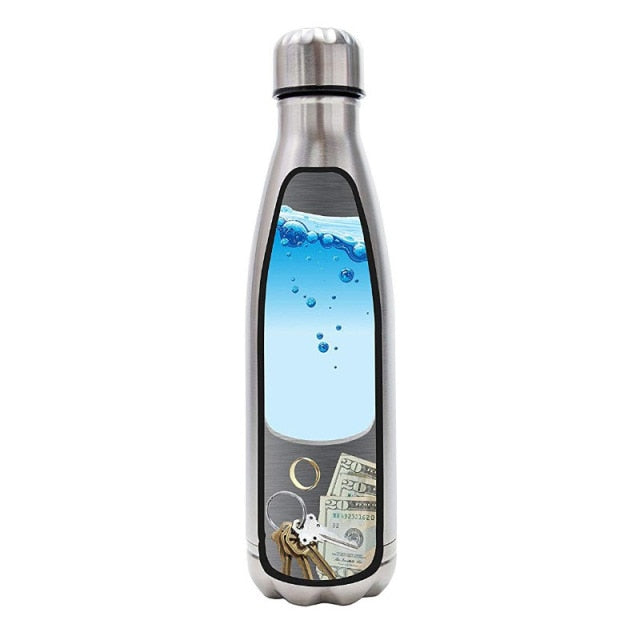 Stainless Steel Insulated Water Bottle with Storage Compartment (750 ML)